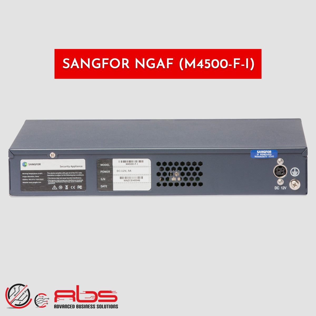 SANGFOR NGAF (M4500-F-I) - Image 2